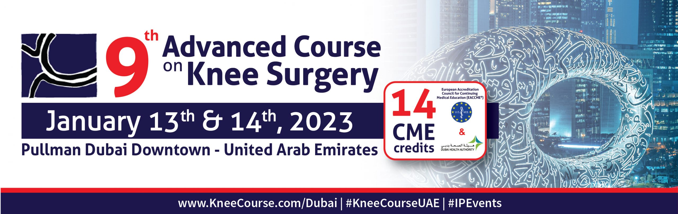 Knee Surgery Banner with CME-01